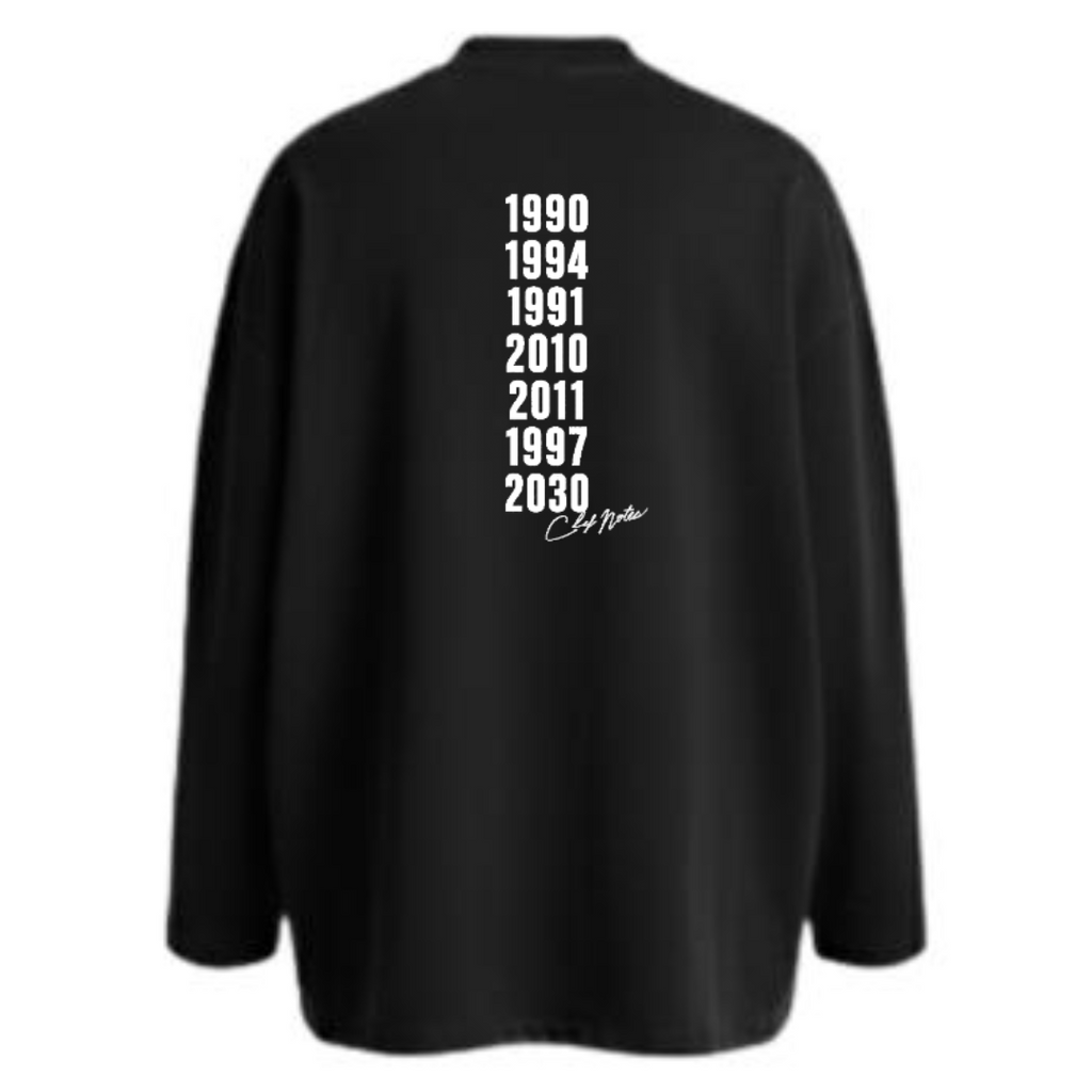 Shaka Wear Men's Max Heavyweight Oversized Long Sleeve T-Shirt - MOL 1