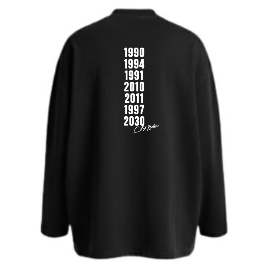 Shaka Wear Men's Max Heavyweight Oversized Long Sleeve T-Shirt - MOL 1