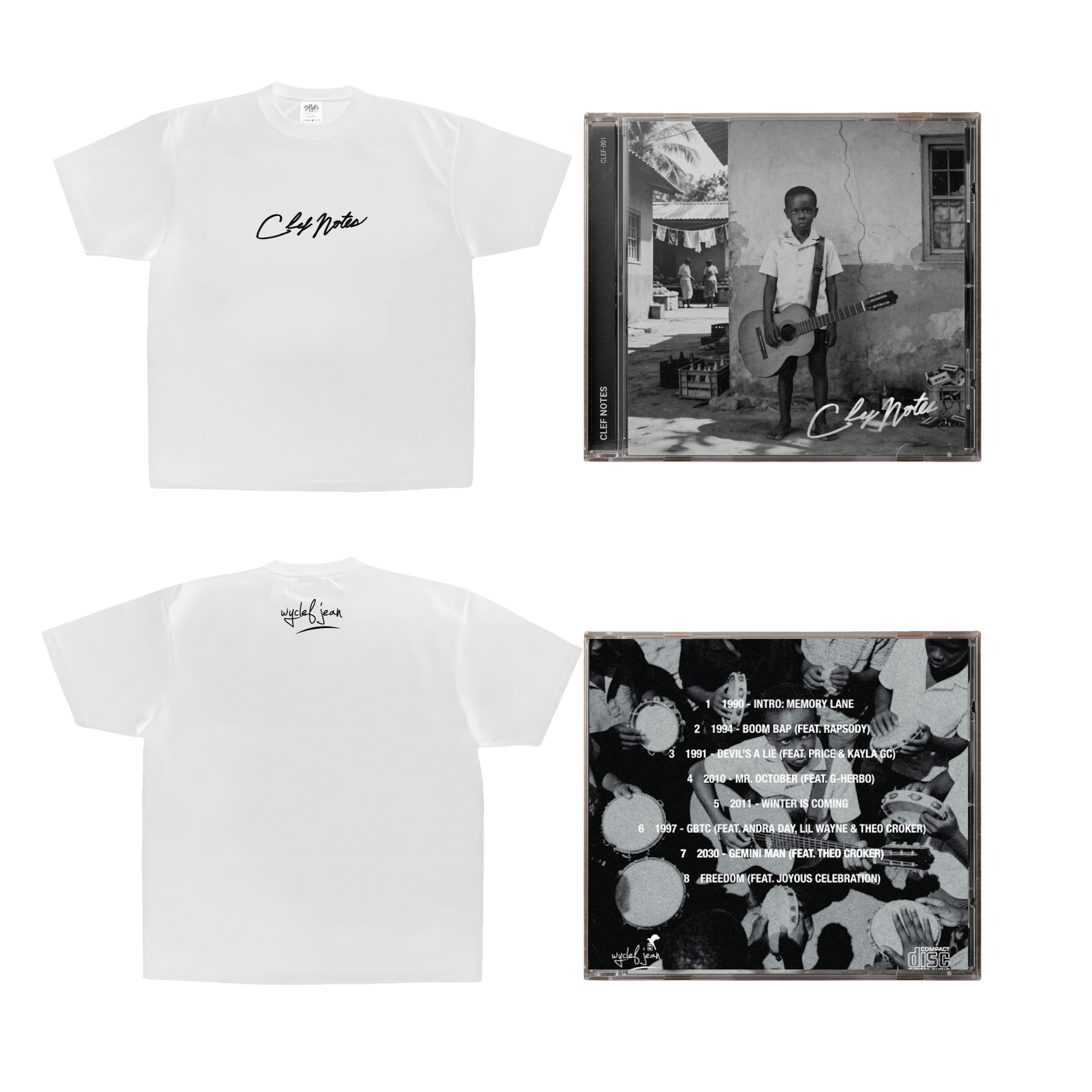 Clef Notes Signature Fan Pack (CD + T-Shirt)